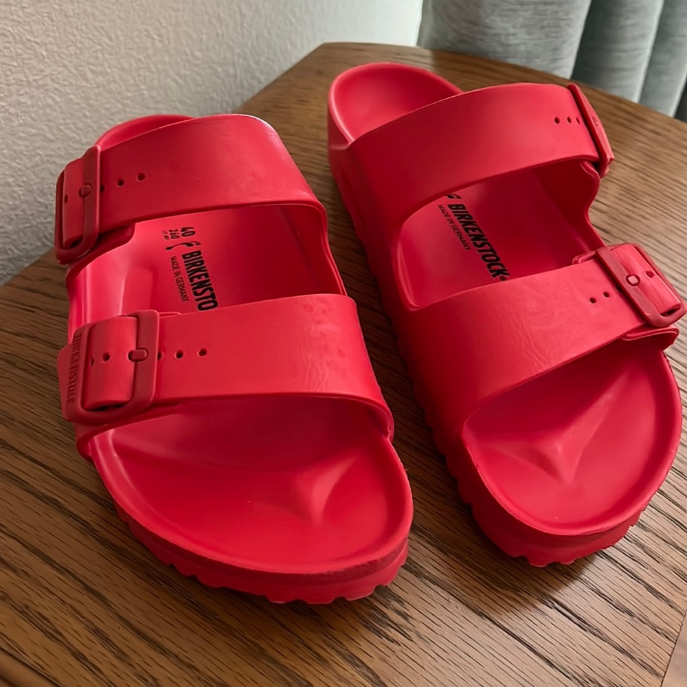 Men’s Birkenstock rubber sandals